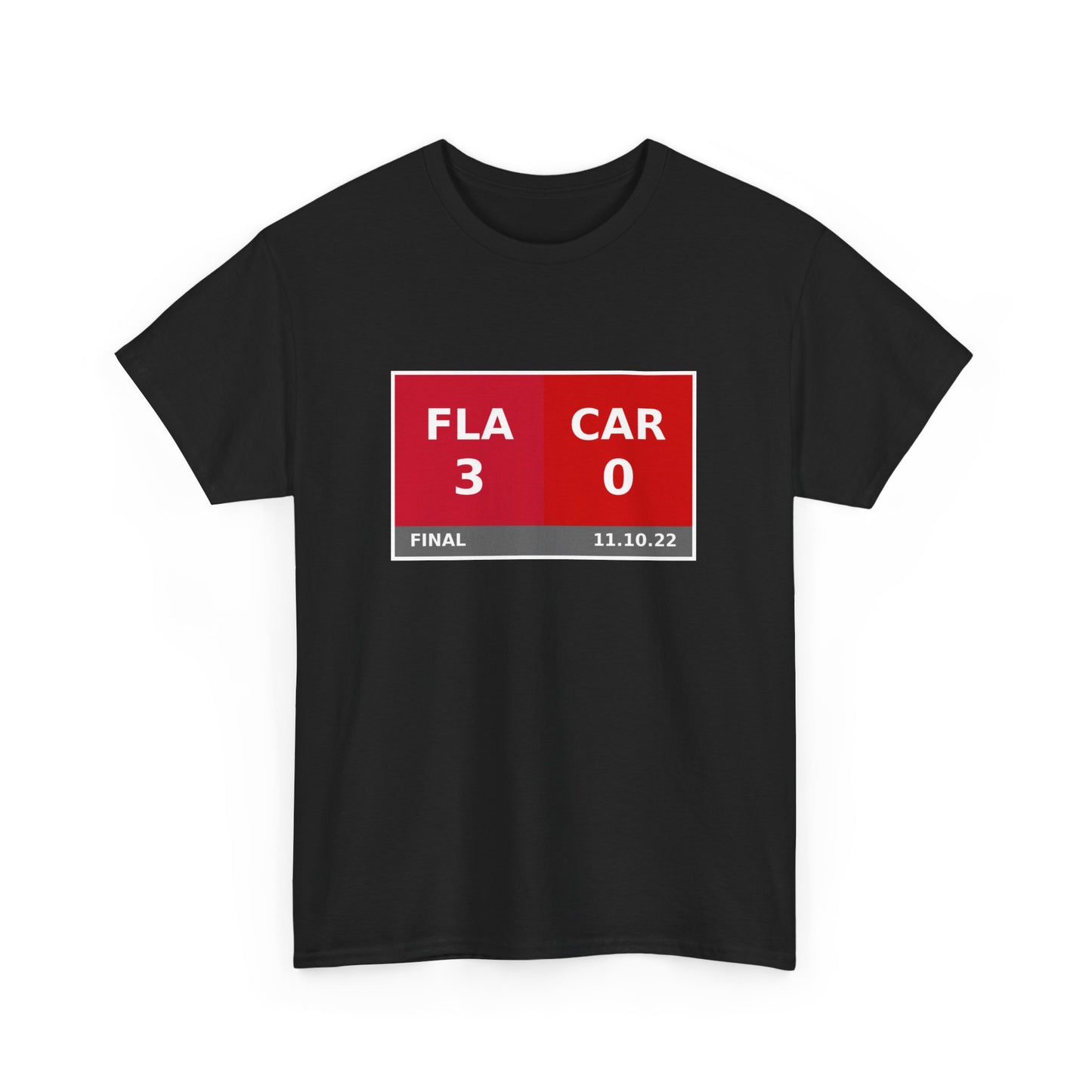 FLA vs CAR Scoreboard Tee 11.10.22