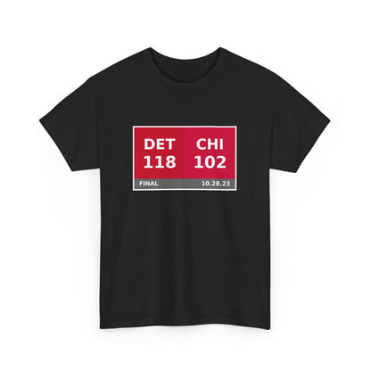 DET vs CHI Scoreboard Tee 10.28.23