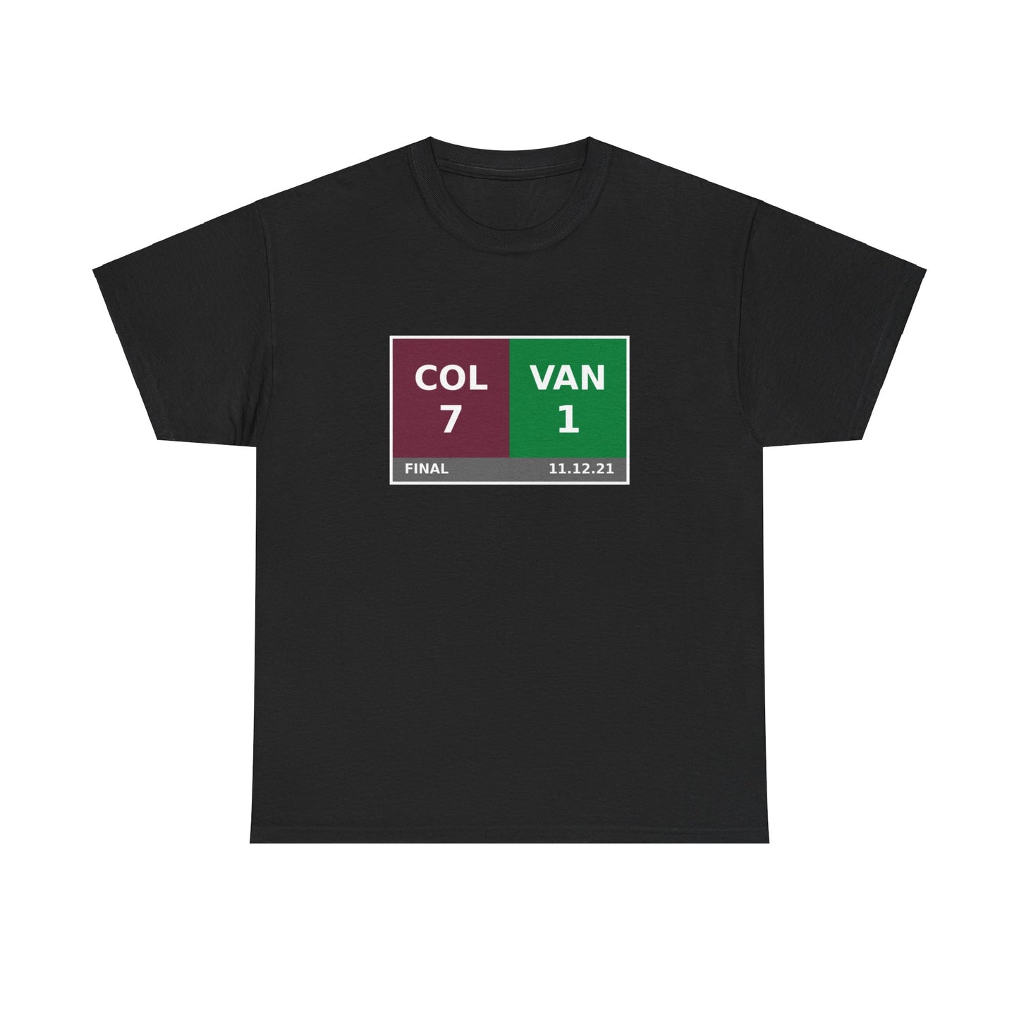 COL vs VAN Scoreboard Tee 11.12.21