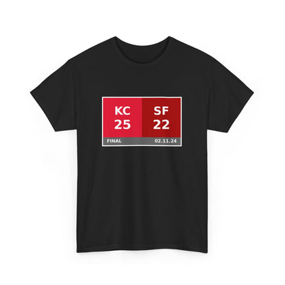 KC vs SF Scoreboard Tee 02.11.24