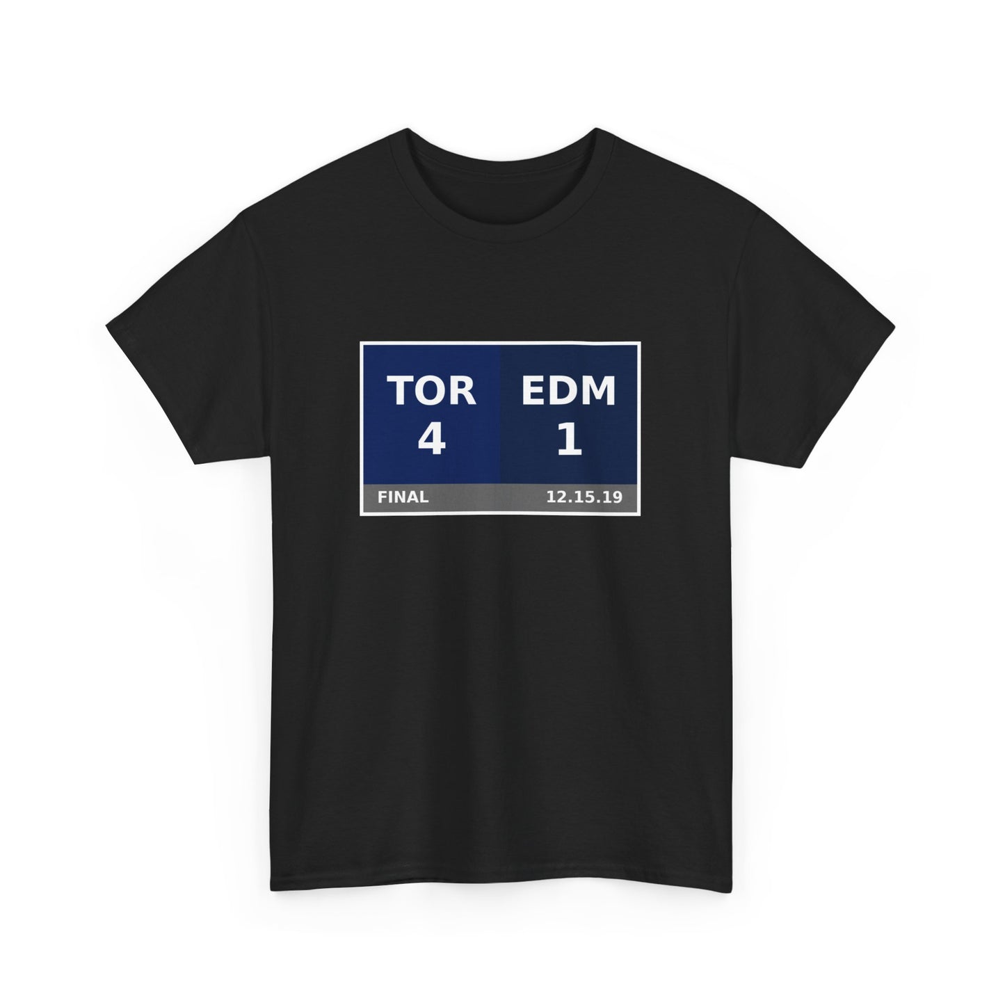 TOR vs EDM Scoreboard Tee 12.15.19