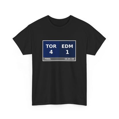 TOR vs EDM Scoreboard Tee 12.15.19