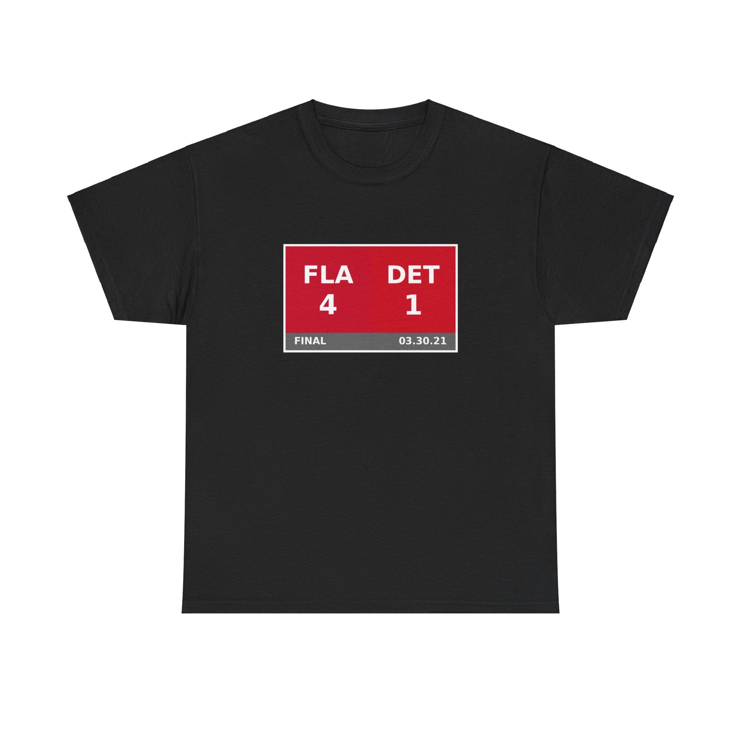 FLA vs DET Scoreboard Tee 03.30.21