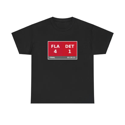 FLA vs DET Scoreboard Tee 03.30.21