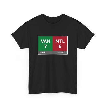 VAN vs MTL Scoreboard Tee 12.06.22