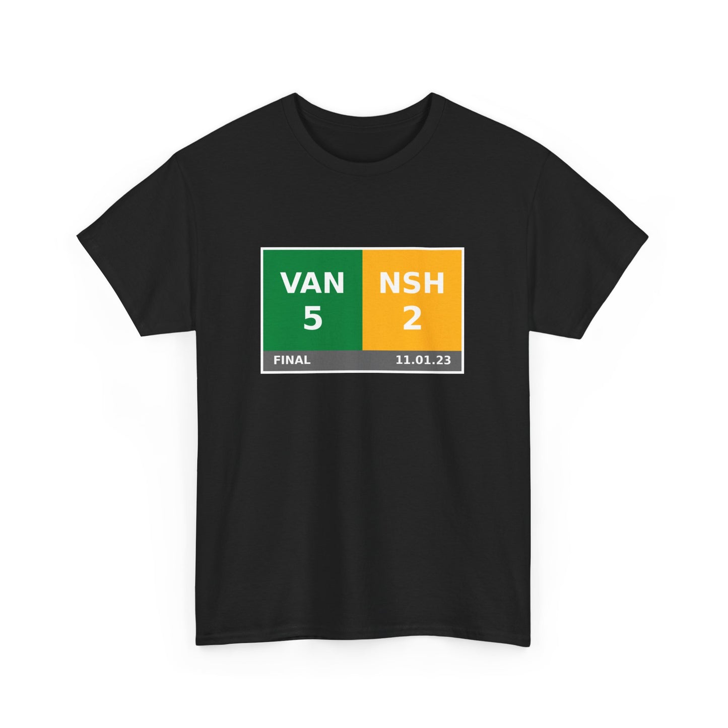 VAN vs NSH Scoreboard Tee 11.01.23