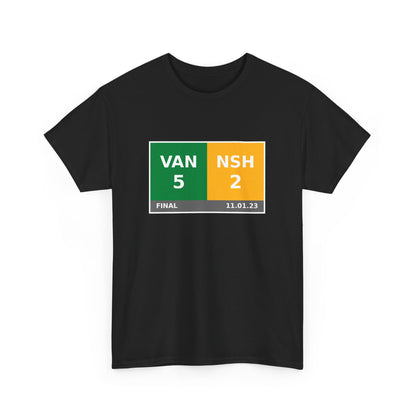 VAN vs NSH Scoreboard Tee 11.01.23