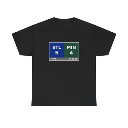 STL vs MIN Scoreboard Tee 04.30.21