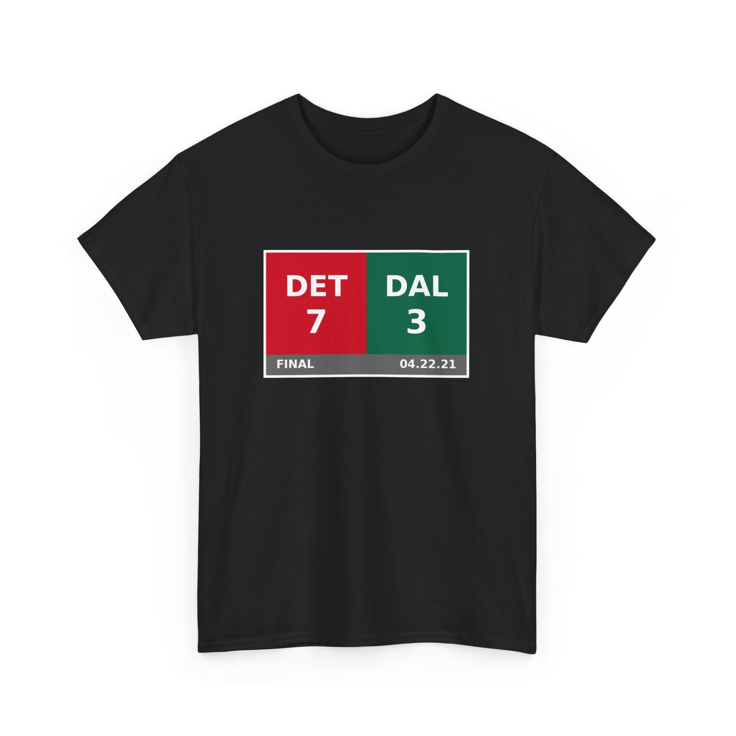 DET vs DAL Scoreboard Tee 04.22.21