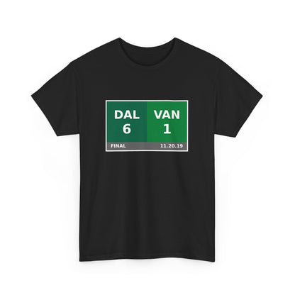 DAL vs VAN Scoreboard Tee 11.20.19