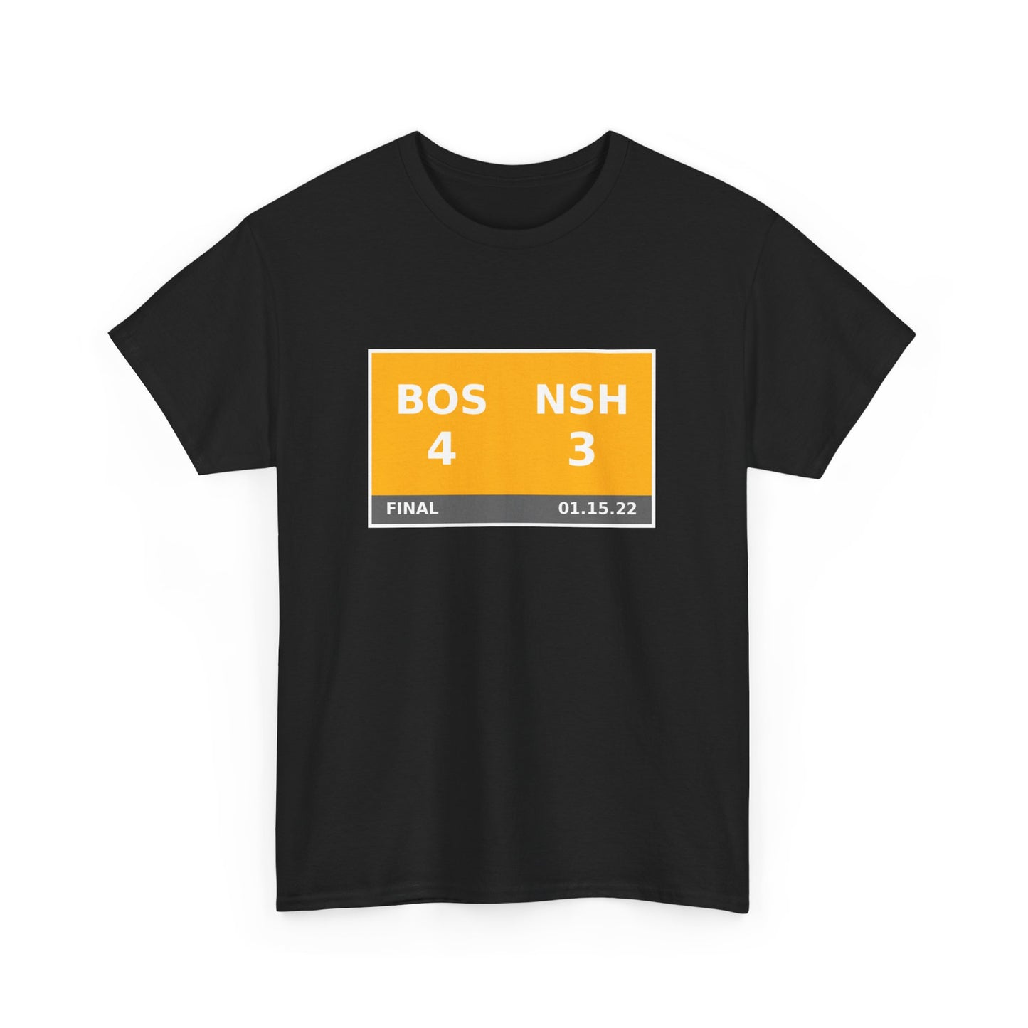 BOS vs NSH Scoreboard Tee 01.15.22