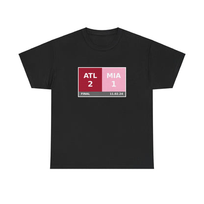 ATL vs MIA Scoreboard Tee 11.02.24