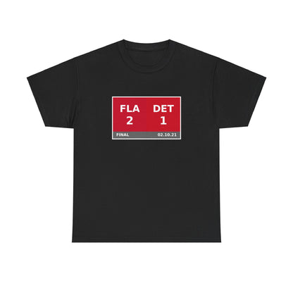 FLA vs DET Scoreboard Tee 02.10.21