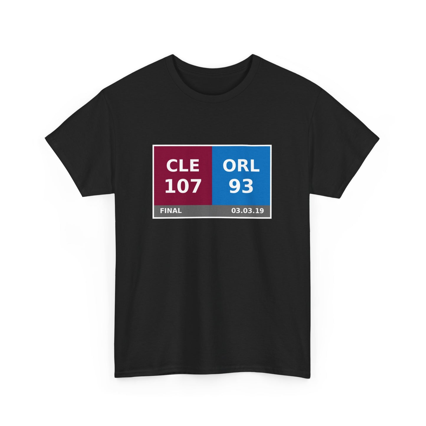 CLE vs ORL Scoreboard Tee 03.03.19