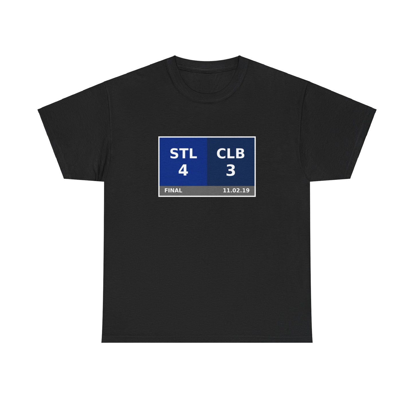 STL vs CLB Scoreboard Tee 11.02.19