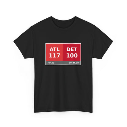 ATL vs DET Scoreboard Tee 10.24.19