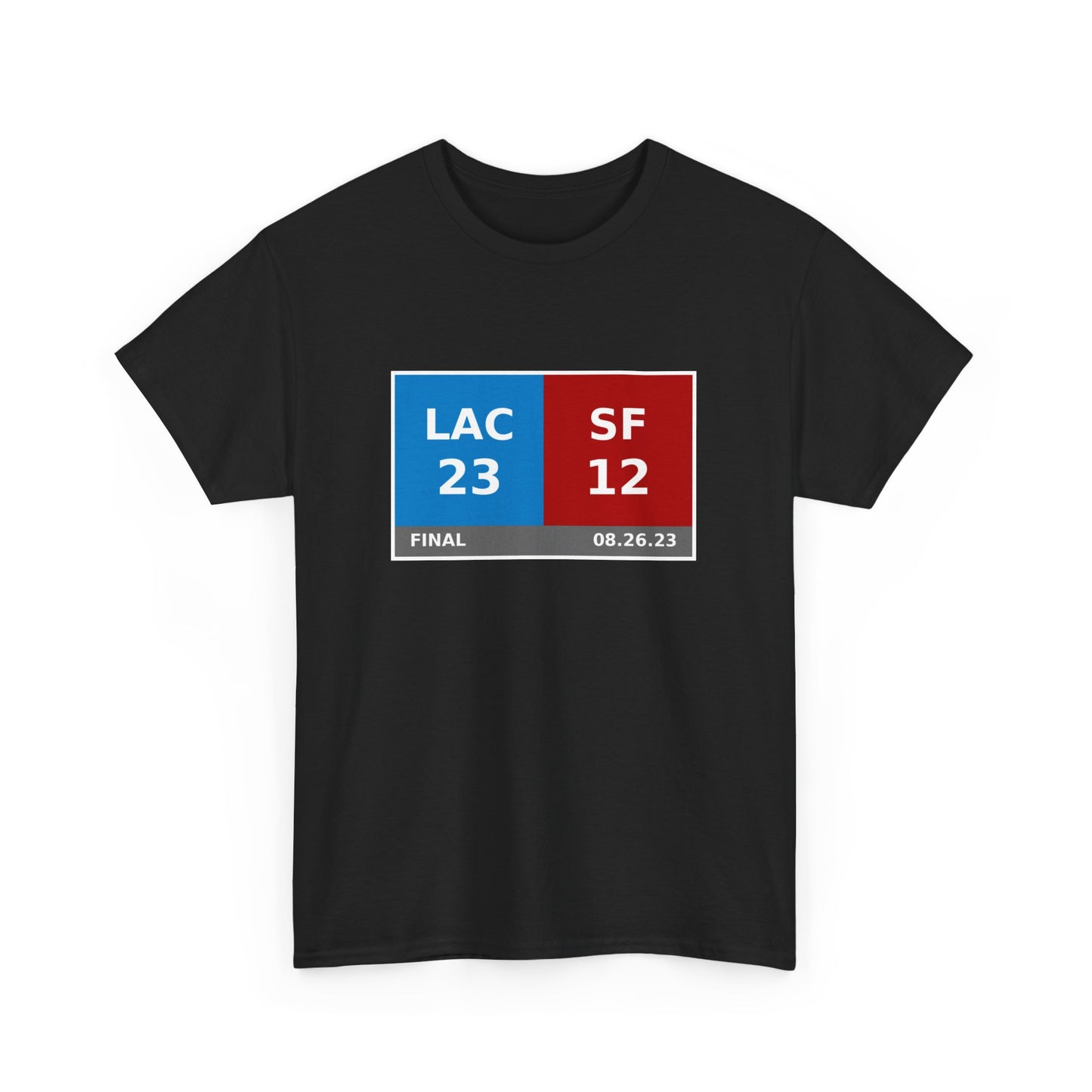 LAC vs SF Scoreboard Tee 08.26.23