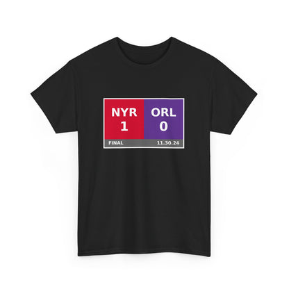 NYR vs ORL Scoreboard Tee 11.30.24