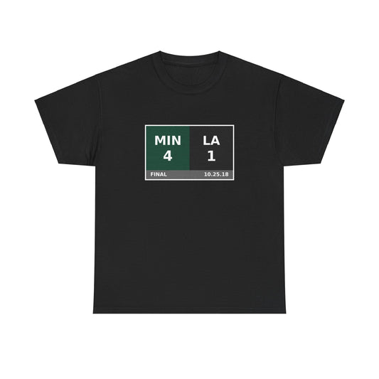 MIN vs LA Scoreboard Tee 10.25.18