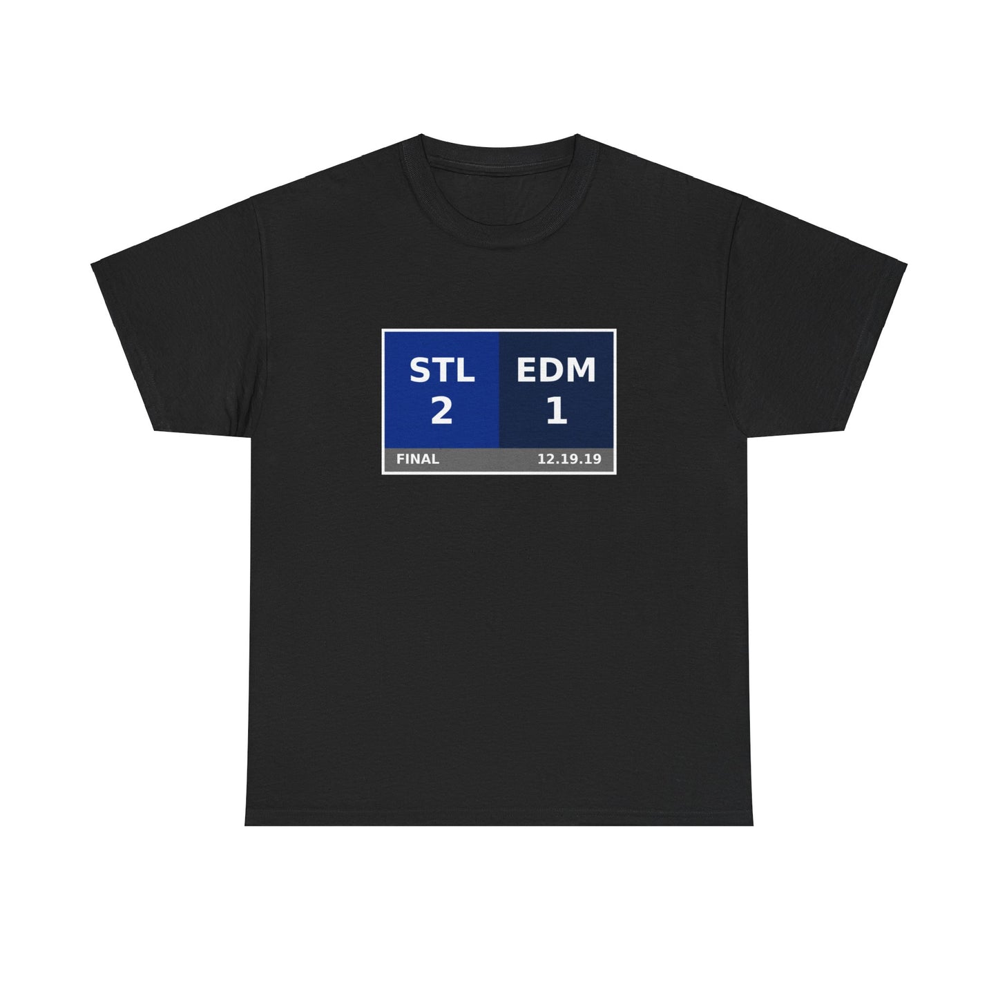 STL vs EDM Scoreboard Tee 12.19.19