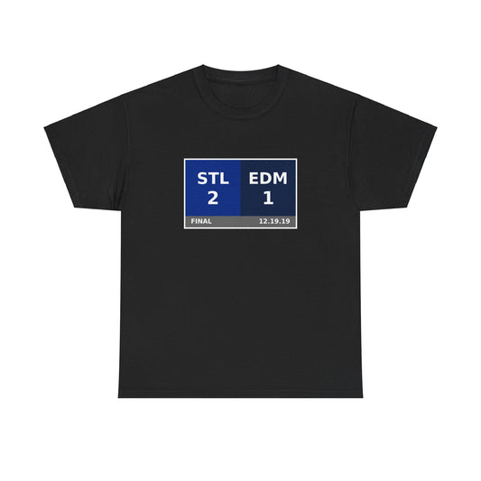 STL vs EDM Scoreboard Tee 12.19.19