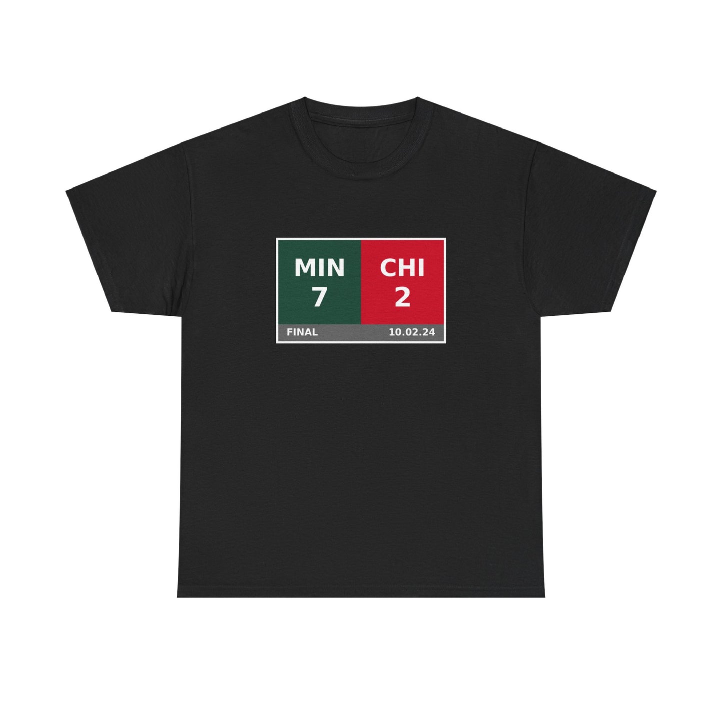 MIN vs CHI Scoreboard Tee 10.02.24