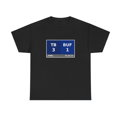 TB vs BUF Scoreboard Tee 01.20.24