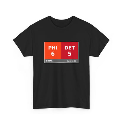 PHI vs DET Scoreboard Tee 02.16.19