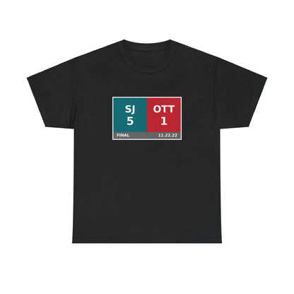 SJ vs OTT Scoreboard Tee 11.22.22