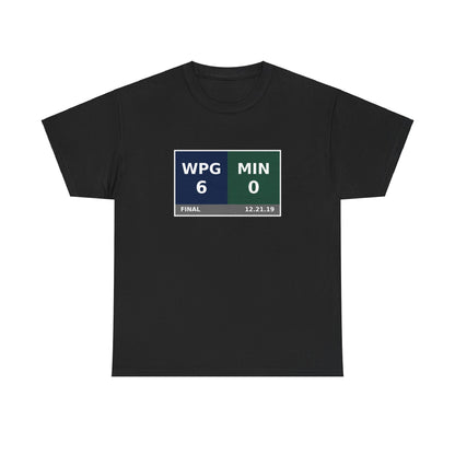 WPG vs MIN Scoreboard Tee 12.21.19