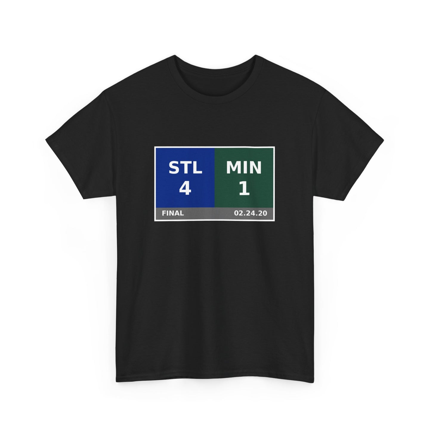 STL vs MIN Scoreboard Tee 02.24.20