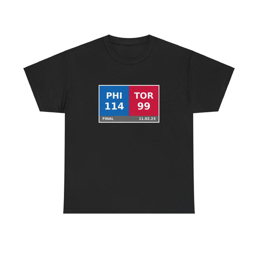 PHI vs TOR Scoreboard Tee 11.02.23