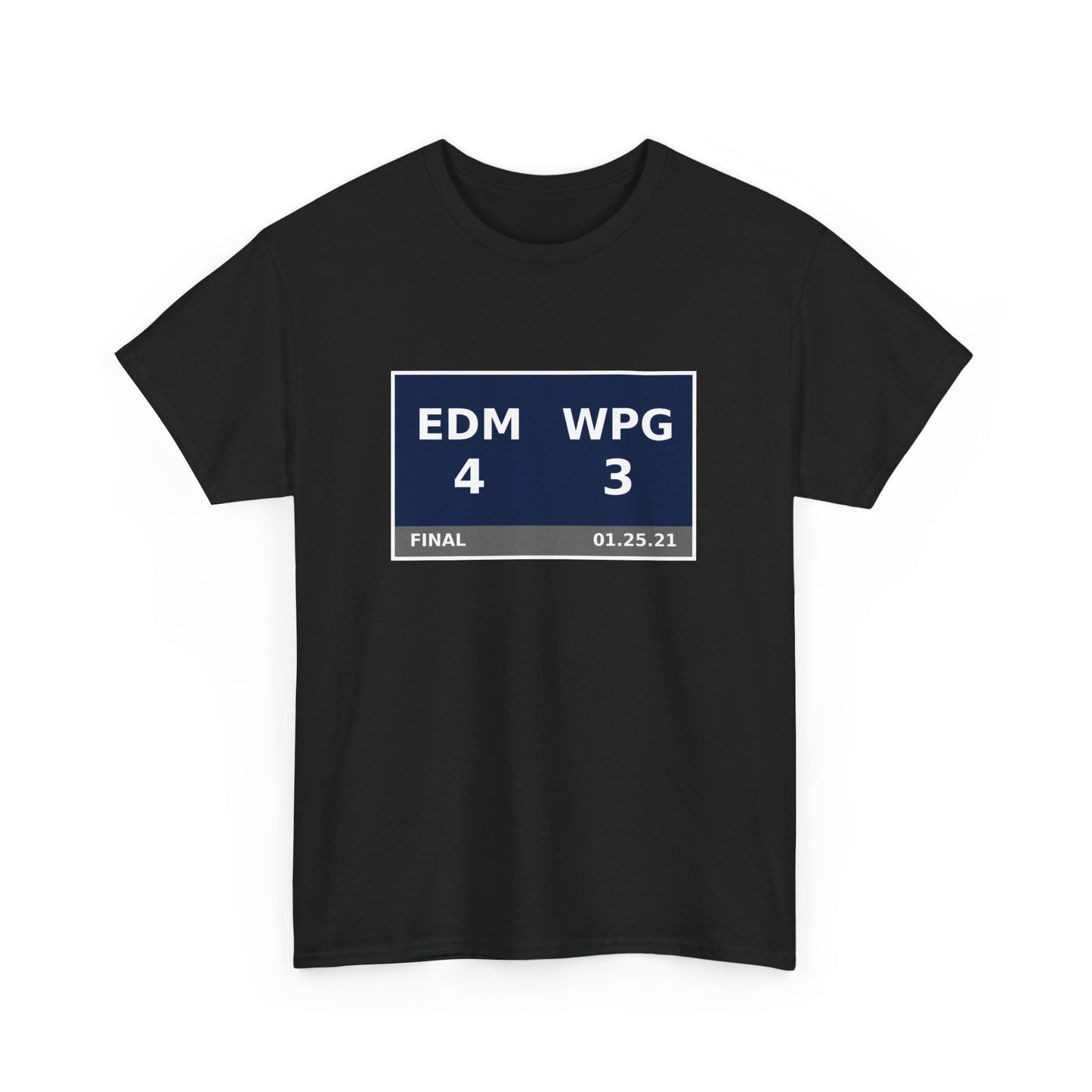 EDM vs WPG Scoreboard Tee 01.25.21