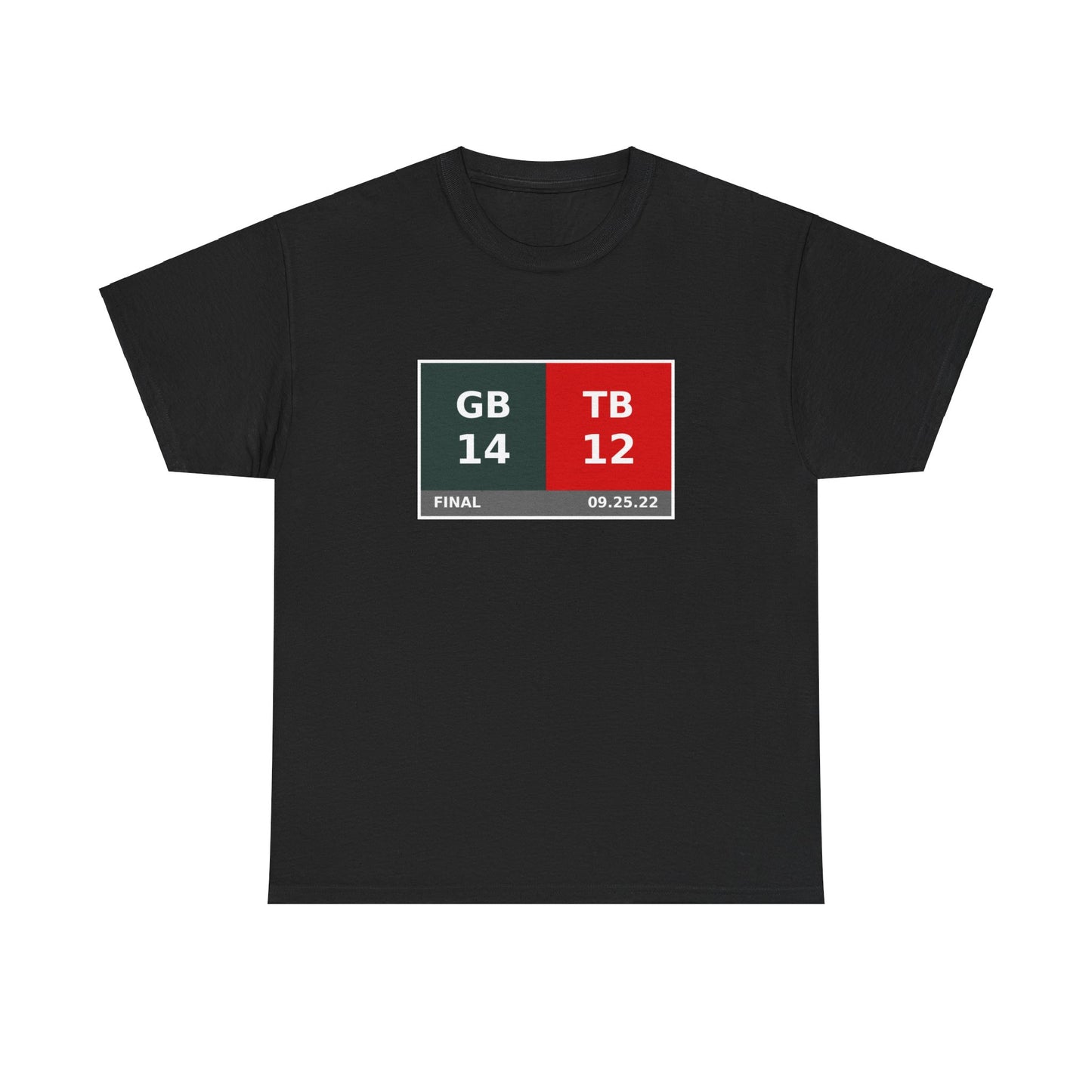 GB vs TB Scoreboard Tee 09.25.22