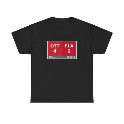 OTT vs FLA Scoreboard Tee 10.01.23