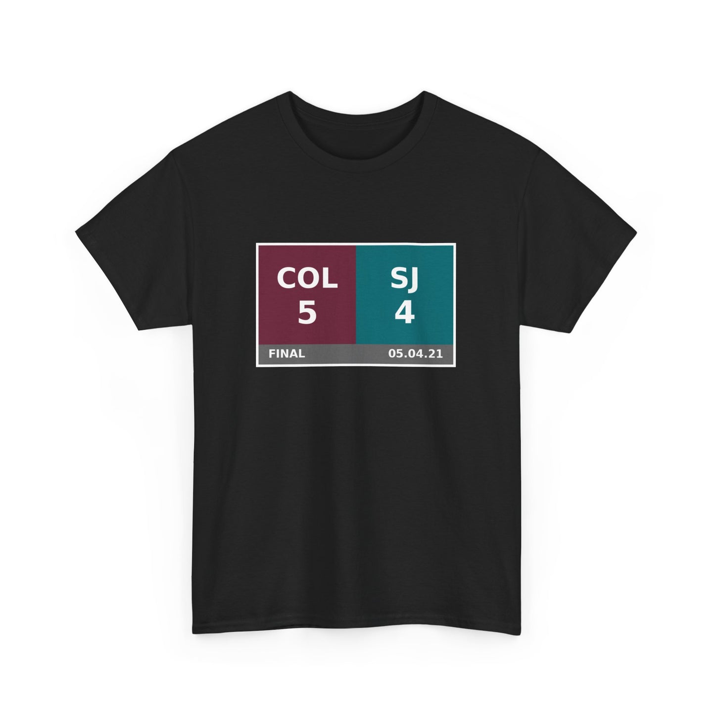 COL vs SJ Scoreboard Tee 05.04.21