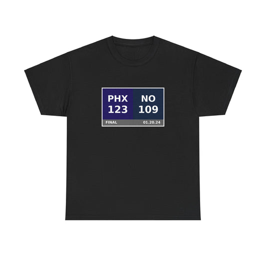 PHX vs NO Scoreboard Tee 01.20.24