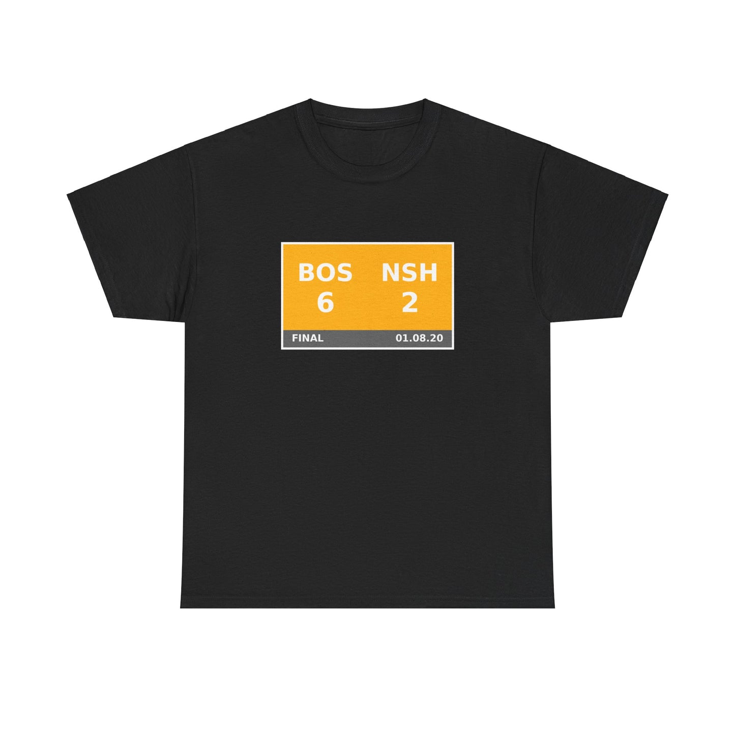 BOS vs NSH Scoreboard Tee 01.08.20