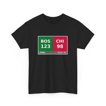 BOS vs CHI Scoreboard Tee 12.21.24