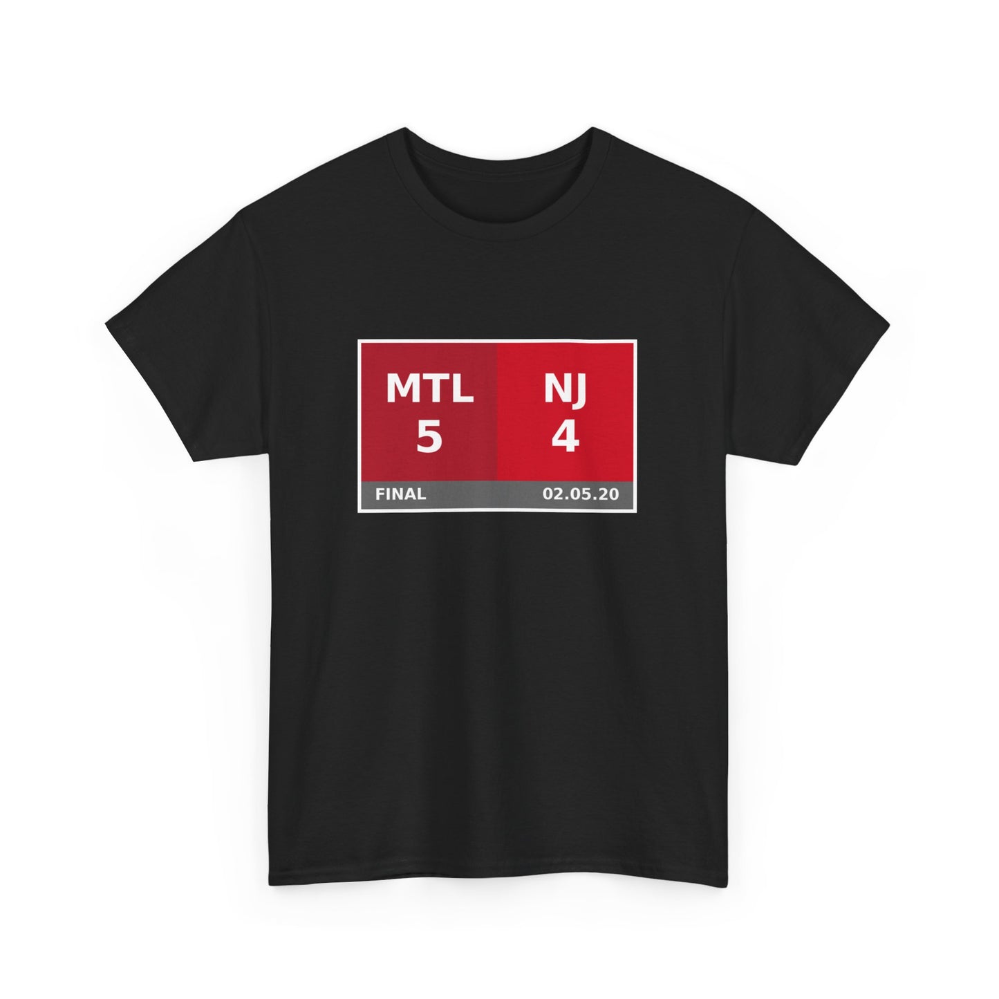 MTL vs NJ Scoreboard Tee 02.05.20