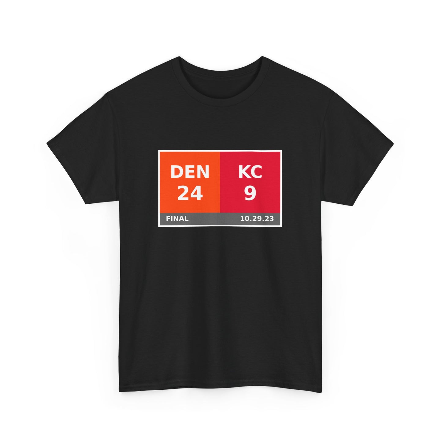 DEN vs KC Scoreboard Tee 10.29.23