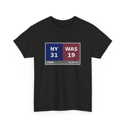 NY vs WAS Scoreboard Tee 11.19.23