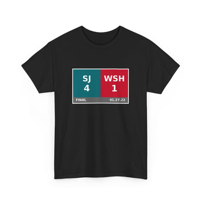 SJ vs WSH Scoreboard Tee 01.27.22