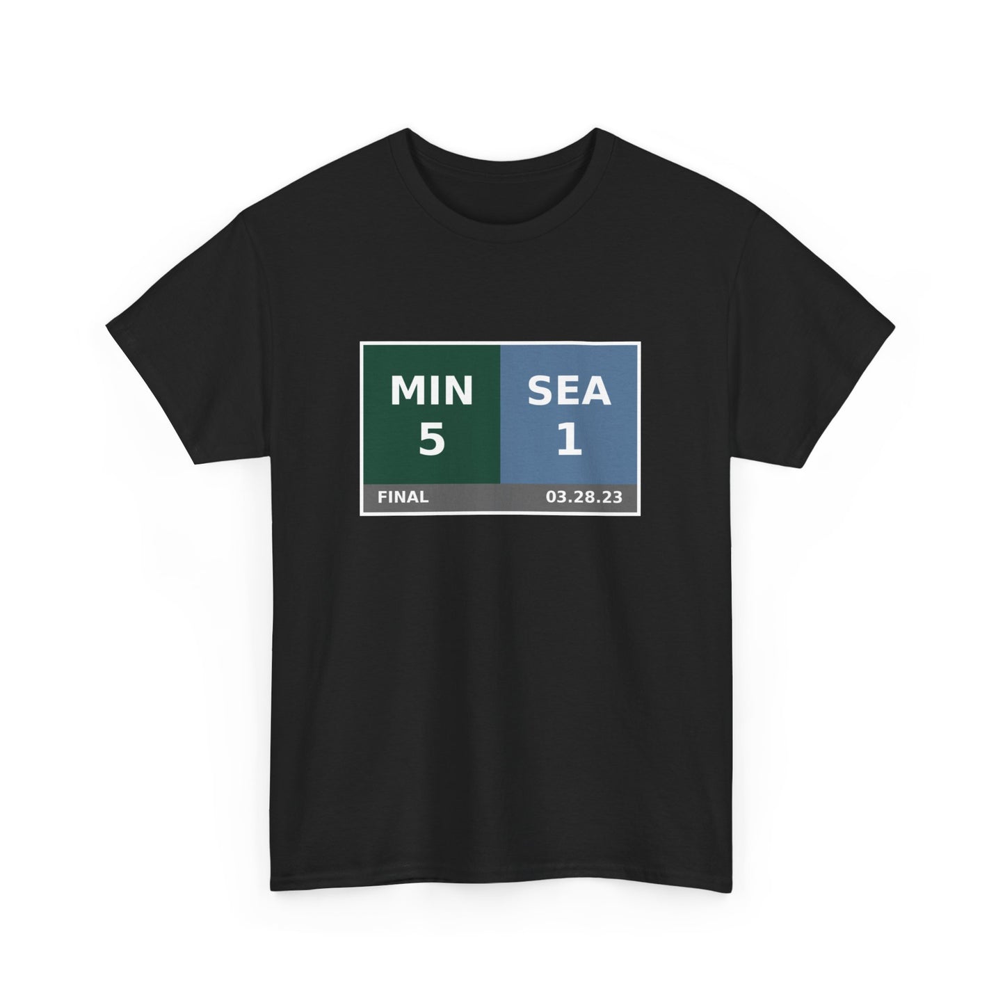 MIN vs SEA Scoreboard Tee 03.28.23