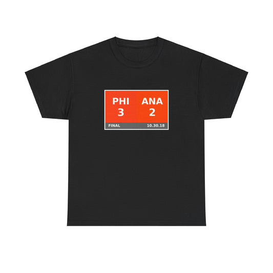 PHI vs ANA Scoreboard Tee 10.30.18