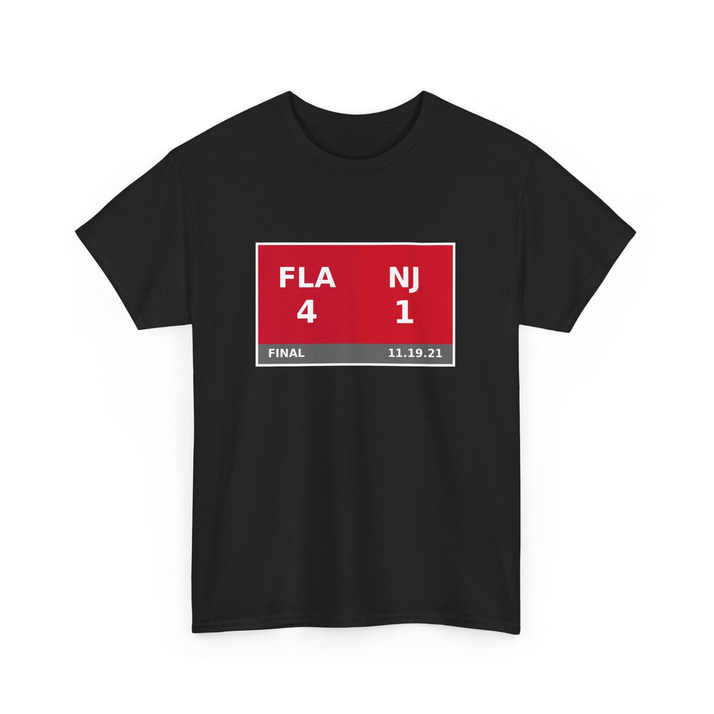 FLA vs NJ Scoreboard Tee 11.19.21