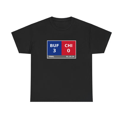 BUF vs CHI Scoreboard Tee 01.19.24