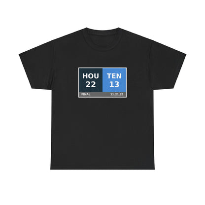 HOU vs TEN Scoreboard Tee 11.21.21