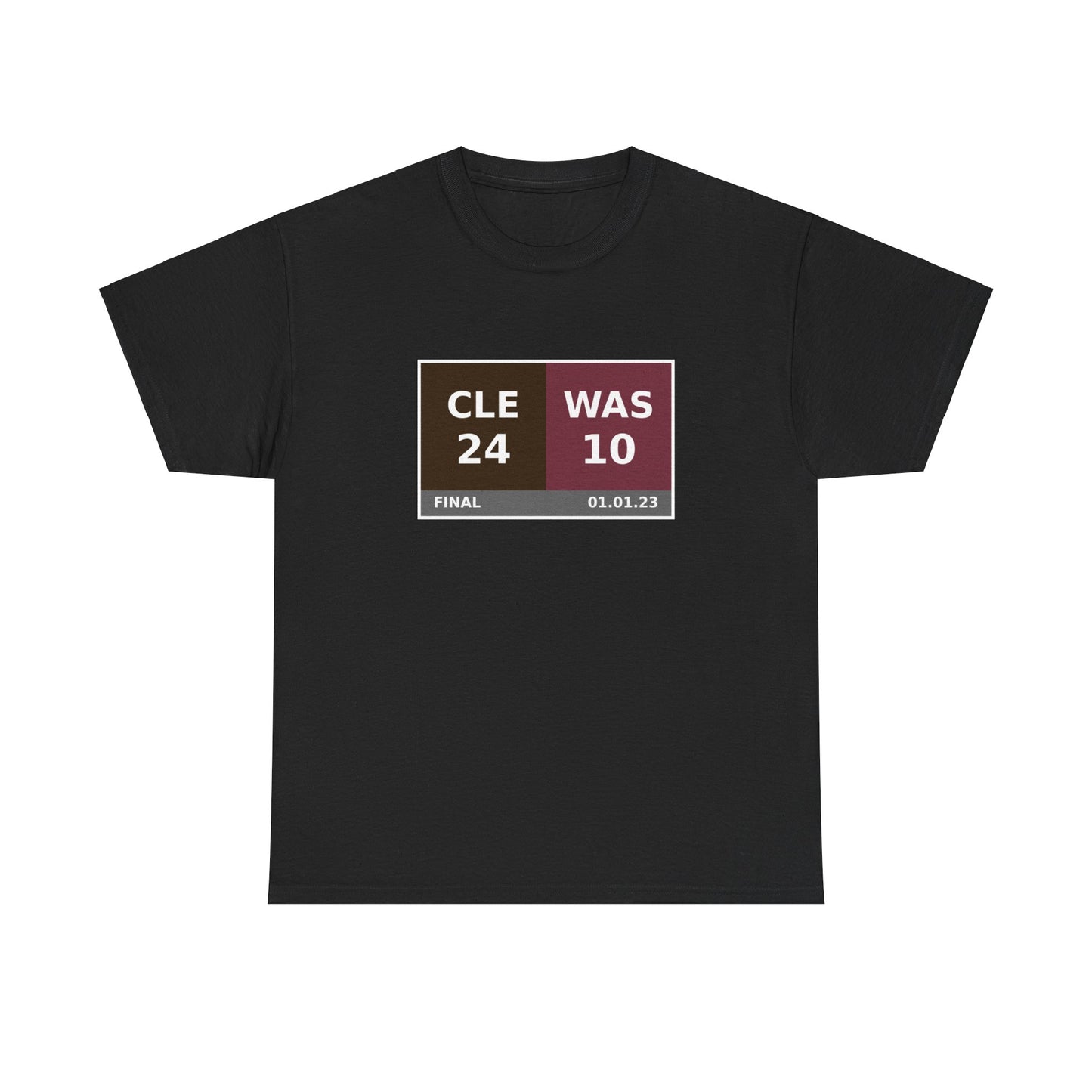 CLE vs WAS Scoreboard Tee 01.01.23