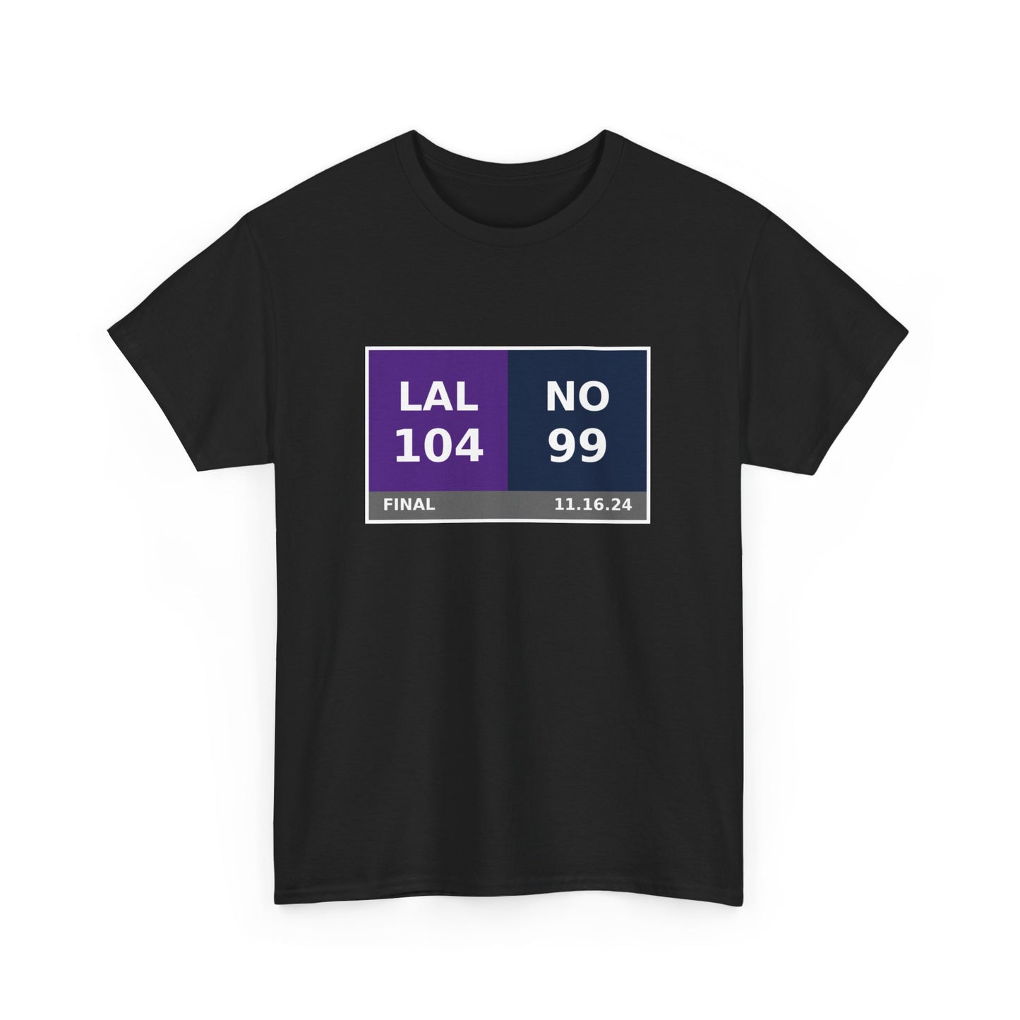 LAL vs NO Scoreboard Tee 11.16.24